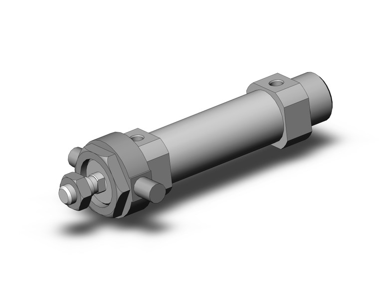 SMC CDM3U20-25 round body cylinder cyl, air, short type, auto sw capable