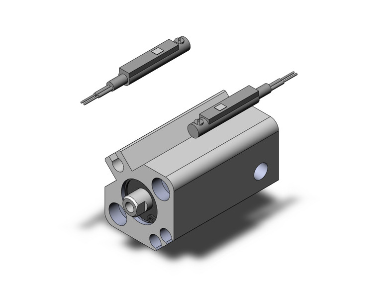 SMC CDQ2B12-10SZ-A90L Compact Cylinder, Cq2-Z