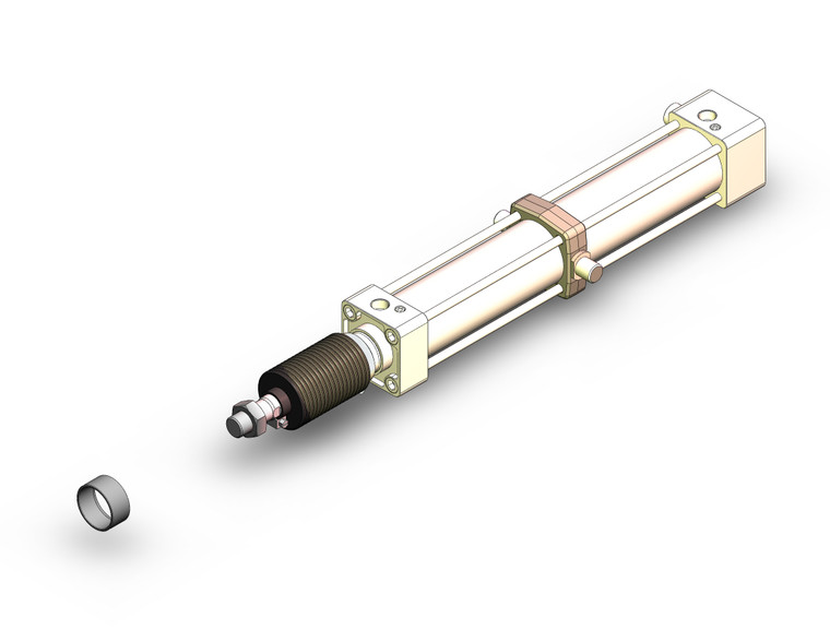 SMC MDBBT50TN-300J-HL Cylinder, Mb, Tie Rod, With End Lock