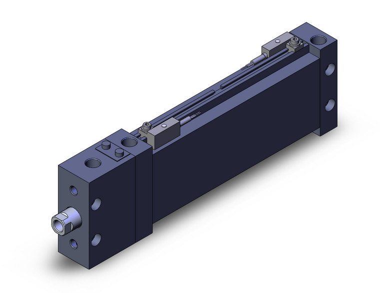 SMC MDLUB32TN-125D-F-F7P Cyl, Plate W/Lock, Auto Sw Capable