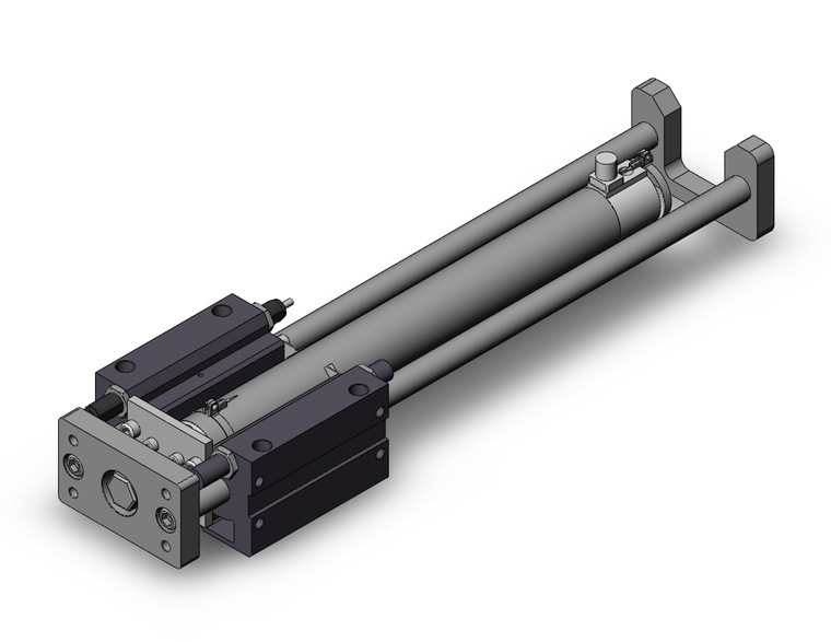 SMC MGGLB50-450-HL-A93L Guided Air Cylinder With Lock