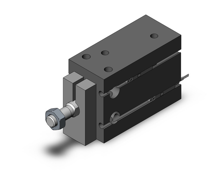 SMC CDUK25-20D-A93L Cyl, Free Mount, Non-Rotating