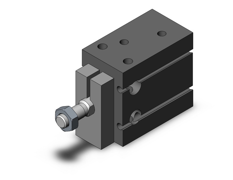 SMC CDUK25-5D Cyl, Free Mount, Non-Rotating