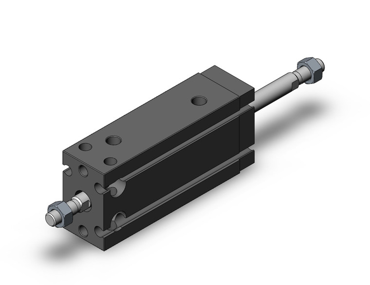 SMC CDUW16-25D Cyl, Free Mount, Dbl Rod