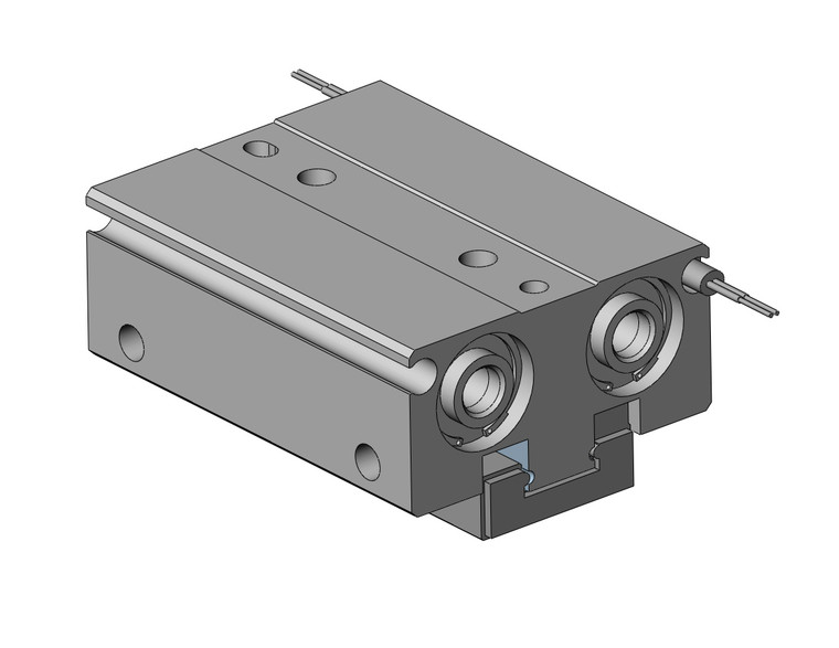 SMC MHF2-12D-M9B Cylinder, Mhf2, Low Profile Air Gripper