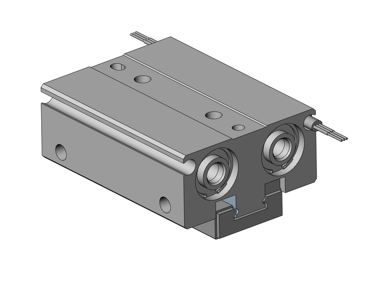 SMC MHF2-12D-M9PL Cylinder, Mhf2, Low Profile Air Gripper
