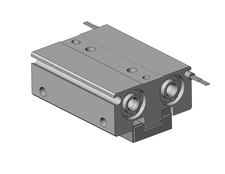 SMC MHF2-12D-M9PSAPC Cylinder, Mhf2, Low Profile Air Gripper