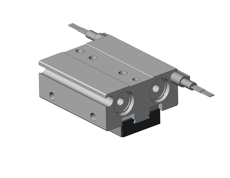 SMC MHF2-8DR-M9PWM Cylinder, Mhf2, Low Profile Air Gripper