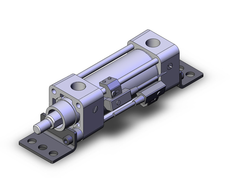 SMC NCDA1KL150-0200-F59Z Cylinder, Nca1, Tie Rod