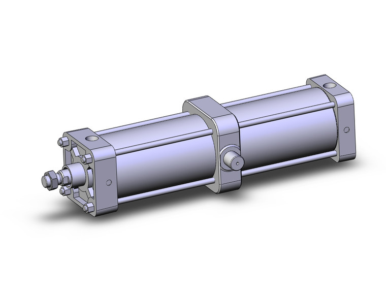 SMC NCDA1T400-1400 Cylinder, Nca1, Tie Rod