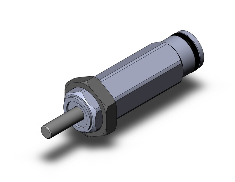 SMC CJPS6-15-B Pin Cylinder, Sgl Acting, Spring Return