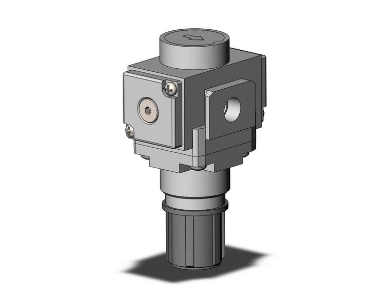 SMC AR20-01-B regulator, modular f.r.l. regulator