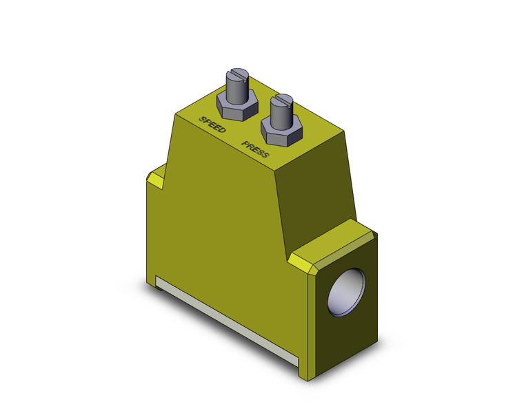 SMC ASQ300-N02 Flow Control W/Quick Exhaust