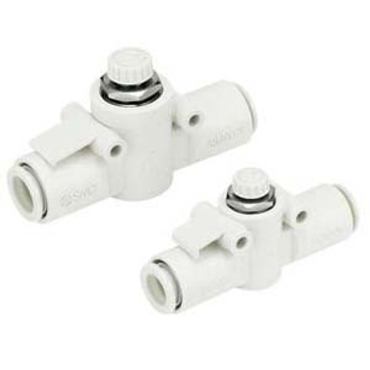 SMC AS1002F-07-X21 AS Series Speed Controller With One-touch Fittings In-line Type