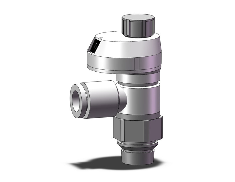 <h2>AS*2*1FS, Speed Controller with Indicator, Elbow Type, Uni Thread</h2><p><h3>The AS speed controller variants with indicator window allow for numerical verification of flow rate setting.</h3>- Two indicator window directions available<br>- Larger push-lock type handle<br>- Reduces flow setting time and setting errors<br>- Flow rate reproducibility<br>- Easier to insert and remove the tube<p><a href="https://content2.smcetech.com/pdf/ASOneTouchIndicator.pdf" target="_blank">Series Catalog</a>