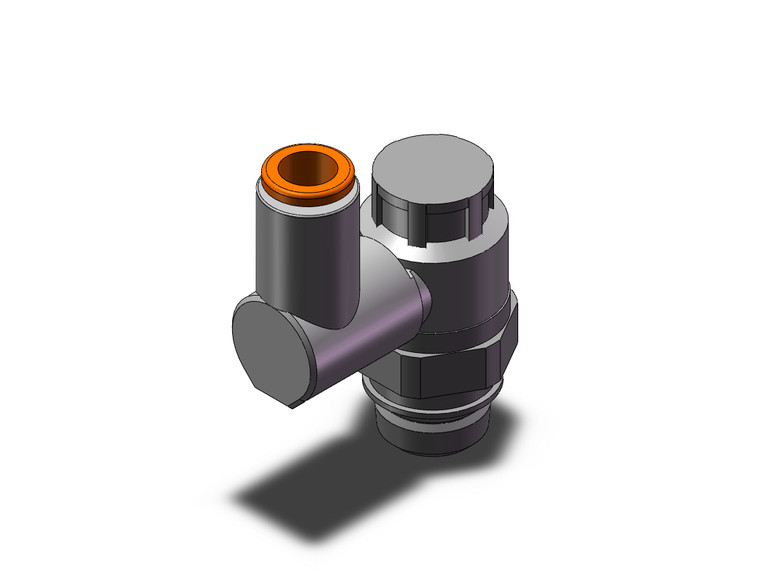 <h2>AS***1F-A, Speed Controller, Uni One-Touch Fitting, Push Lock, Elbow/Universal, New</h2><p><h3>The AS speed controller variants with push lock allow for easy locking of the flow rate setting without a tool.</h3>- 360  swivel piping possible (universal type)<br>-  Easy to Lock with push-lock type<br>- Larger handle<br>- Improved tube insertion/removal<p><a href="https://content2.smcetech.com/pdf/AS_PushLock_Uni.pdf" target="_blank">Series Catalog</a>