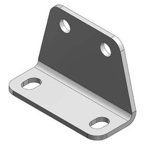 SMC AS-40L kit, l-bracket, as4002f, FLOW CONTROL W/FITTING***