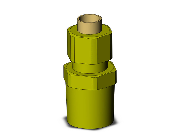 SMC KFH06B-02S Fitting, Male Connector Pack of 10