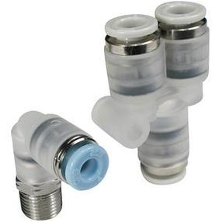 SMC KPQU10-03 Fitting, Male Branch Pack of 5