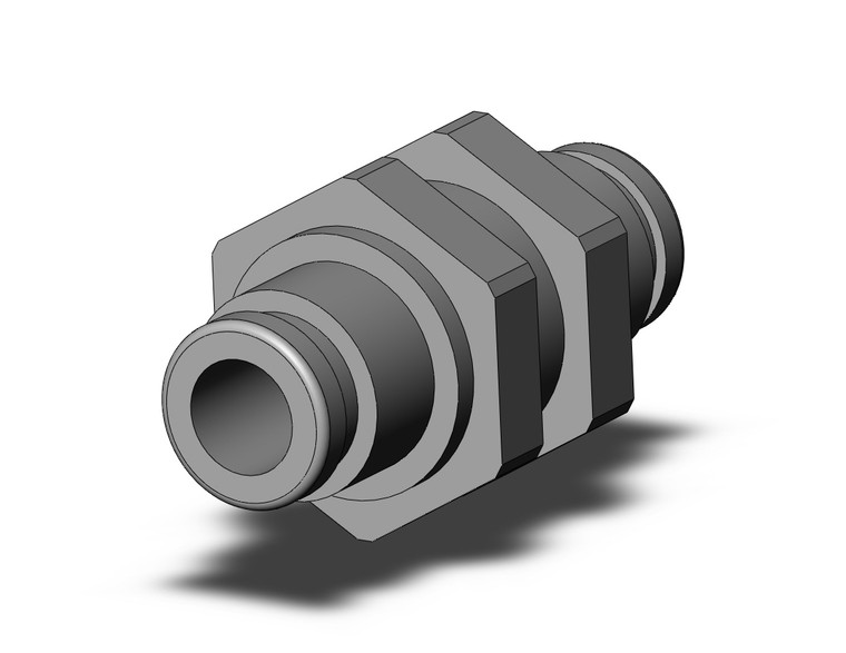 SMC KQB2E06-00 Fitting, Nickel Plated Brass