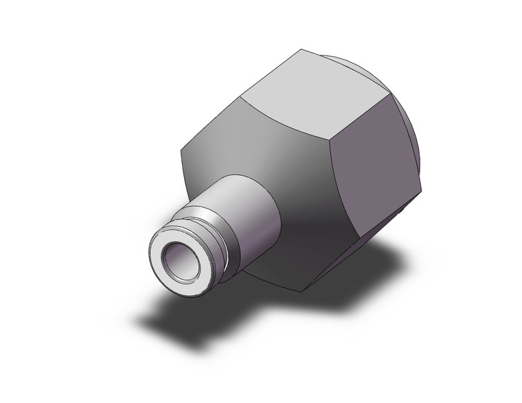 SMC KQB2F04-G02 Fitting, Nickel Plated Brass