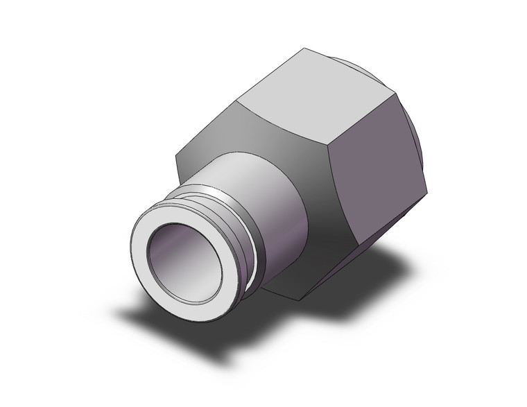SMC KQB2F12-G04 Fitting, Nickel Plated Brass