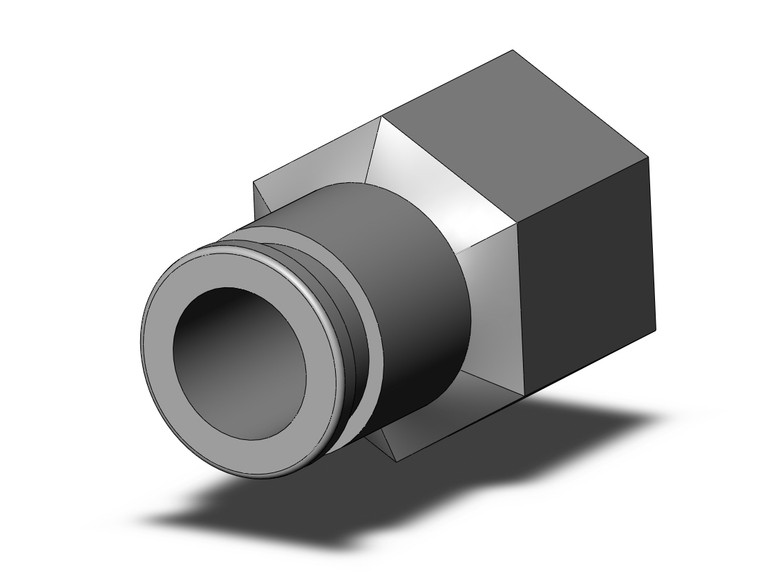 SMC KQB2F12-04 Fitting, Nickel Plated Brass