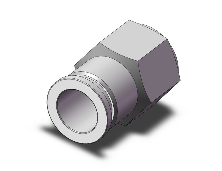 SMC KQB2F16-G04 Fitting, Nickel Plated Brass