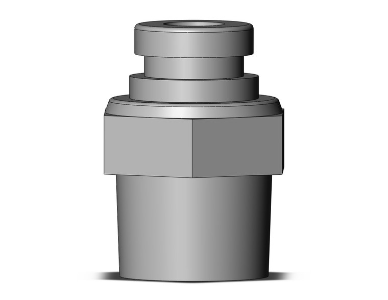 SMC KQB2H03-N01S Fitting, Nickel Plated Brass