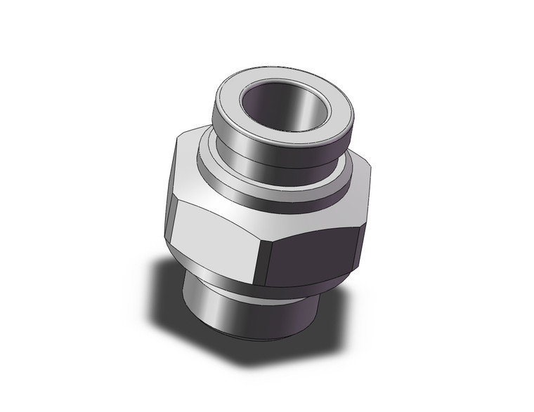 SMC KQB2H06-G01 Fitting, Nickel Plated Brass
