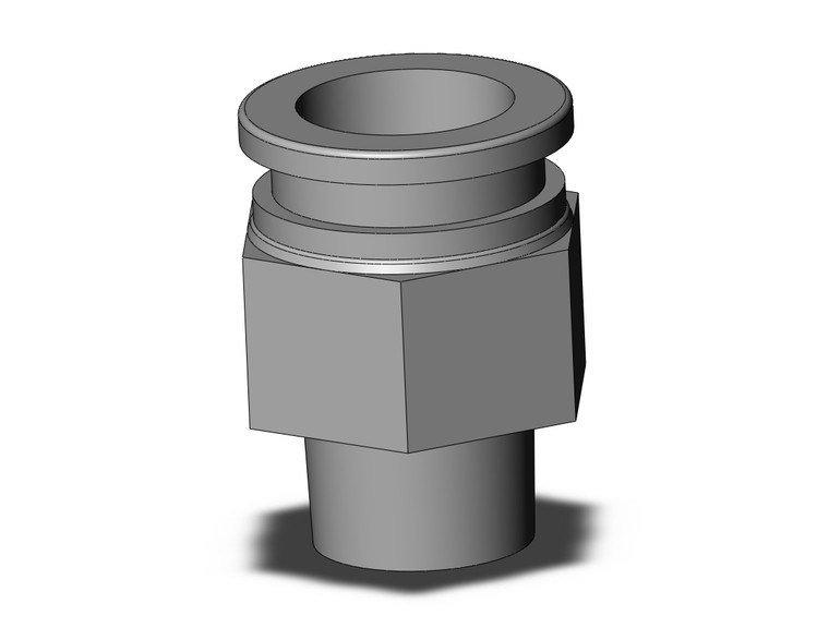 SMC KQB2H16-03S Fitting, Nickel Plated Brass