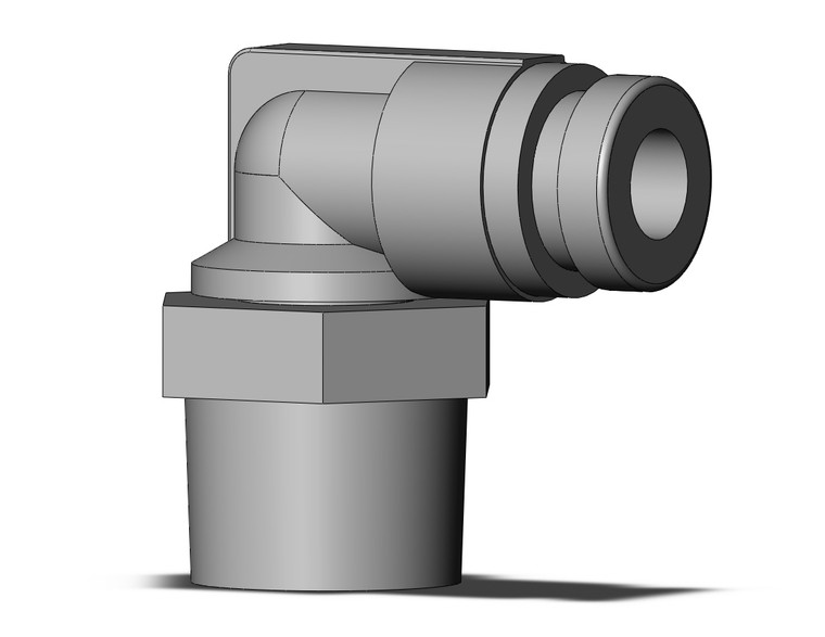 SMC KQB2L03-N01S Fitting, Nickel Plated Brass