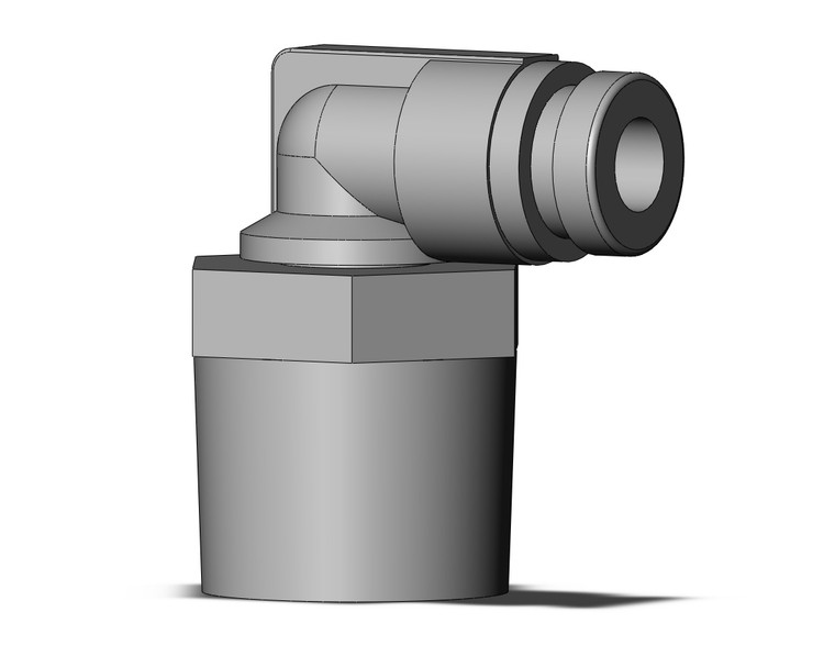 SMC KQB2L03-N02S Fitting, Nickel Plated Brass
