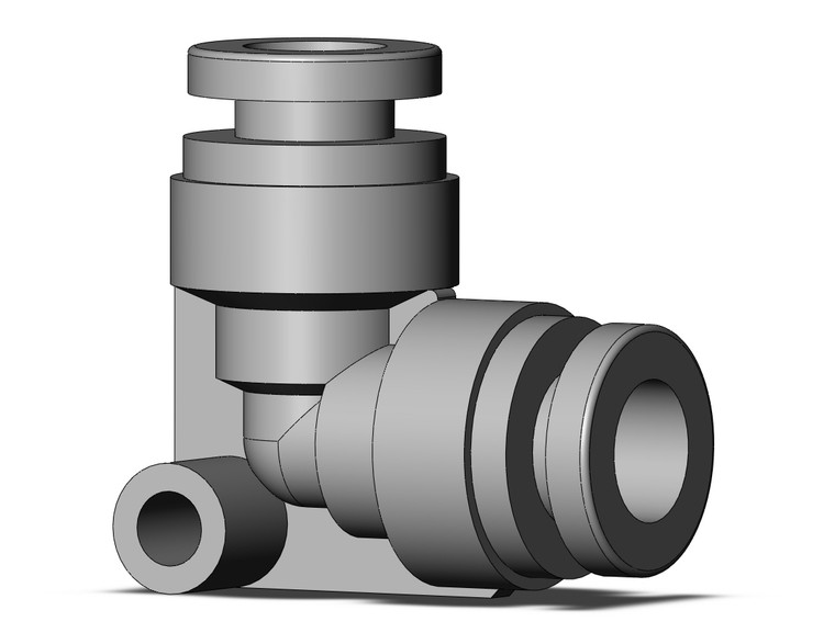 SMC KQB2L07-00 Fitting, Nickel Plated Brass