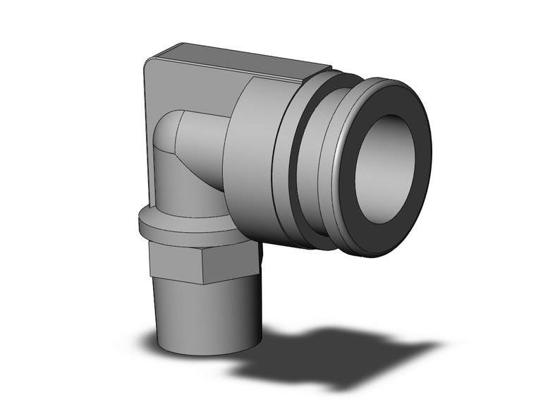 SMC KQB2L10-01S Fitting, Nickel Plated Brass