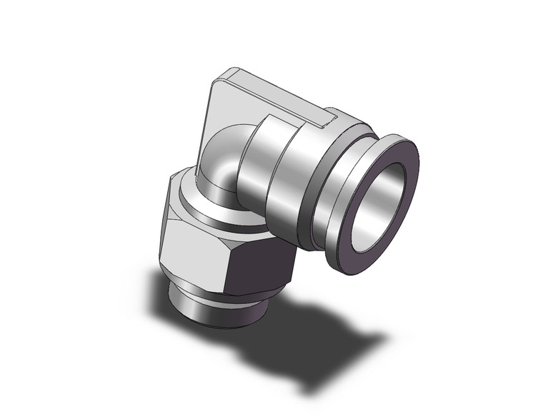 SMC KQB2L16-G03 Fitting, Nickel Plated Brass