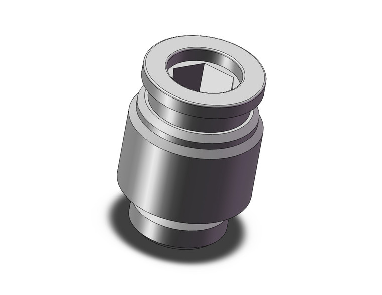 SMC KQB2S10-G02 Fitting, Nickel Plated Brass