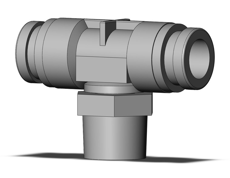 SMC KQB2T07-N01S Fitting, Nickel Plated Brass