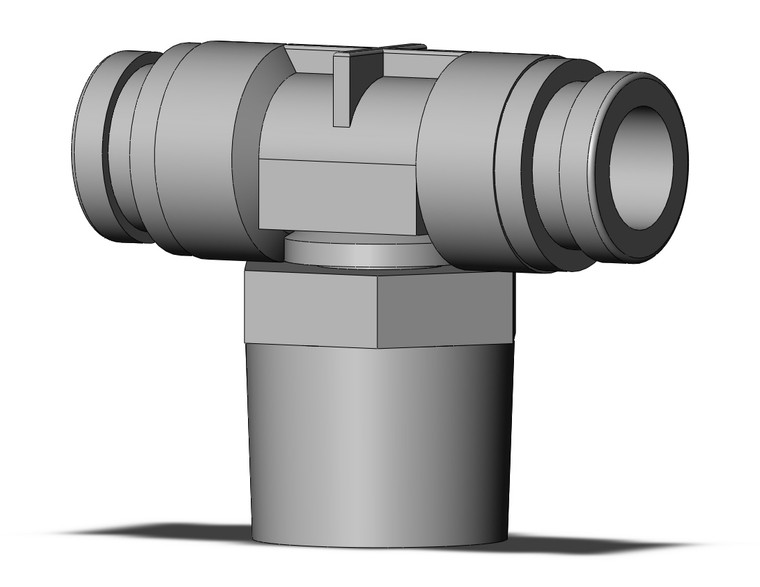 SMC KQB2T07-N02S Fitting, Nickel Plated Brass