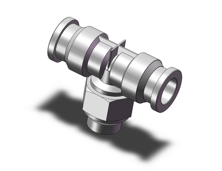 SMC KQB2T08-G01 Fitting, Nickel Plated Brass