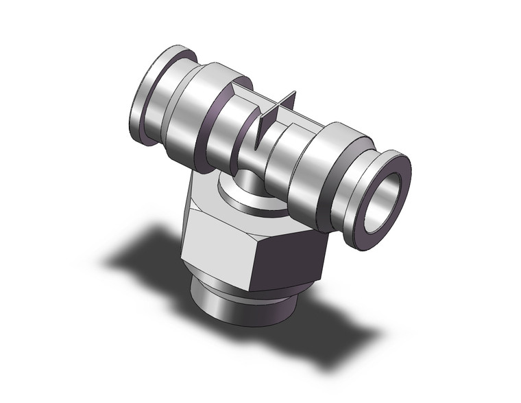 SMC KQB2T10-G03 Fitting, Nickel Plated Brass