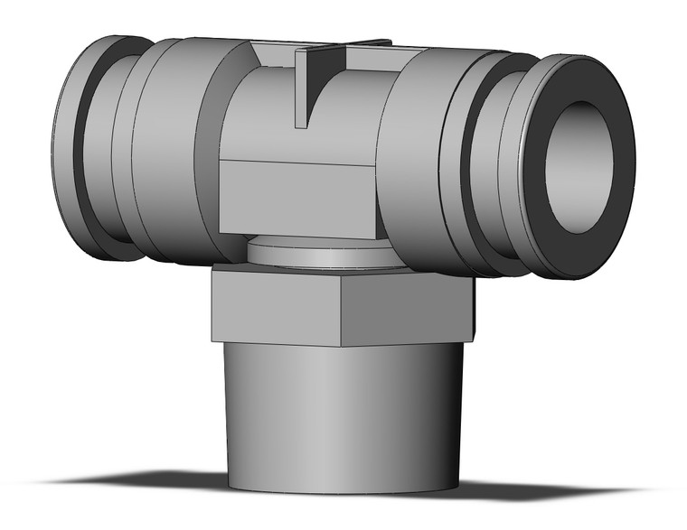 SMC KQB2T11-N03S Fitting, Nickel Plated Brass
