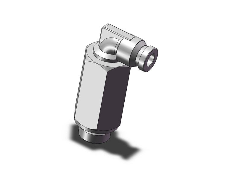 SMC KQB2W04-G01 Fitting, Nickel Plated Brass