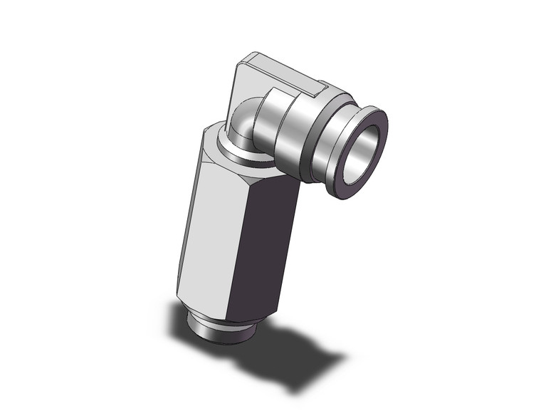 SMC KQB2W12-G02 Fitting, Nickel Plated Brass