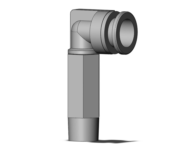 SMC KQB2W13-N02S Fitting, Nickel Plated Brass
