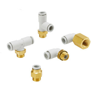 SMC KQ2H04-02NP Fitting, Male Connector Pack of 10