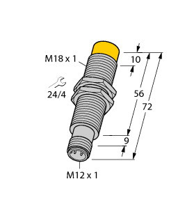 1PZ Nuovo TURCK NI10 M18E AP6X H1141 Sensore & Interruttore Di - Foto 3