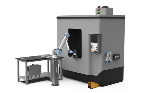 Machine Tending Cell MT‑100 | UR Collaborative Robot with Robotiq ...