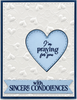 CBC With Deepest Sympathy 4" x 6" stamp