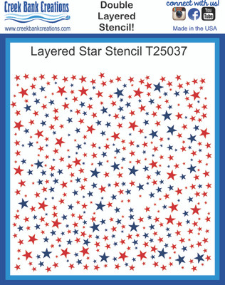 CBC Layered Star Stencil